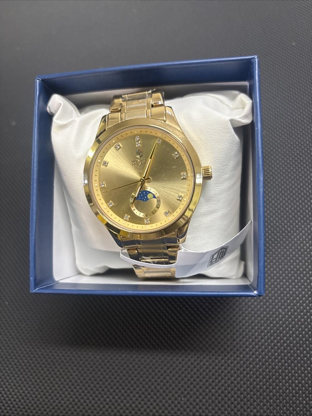 Montres Prestige X Invicta Men 42mm Gold Tone Case Gold Dial New In Box Mpw0363
